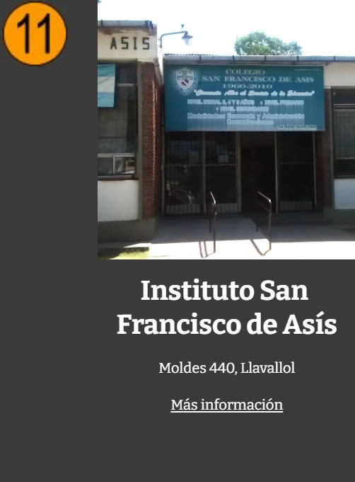 Jardin de Infantes San Francisco de Asis, Llavallol