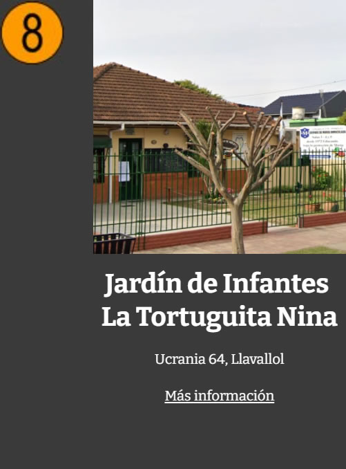 Jardin de Infantes La Tortuguita Nina, Llavallol