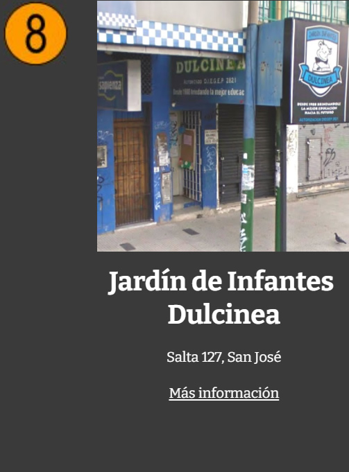 Jardin de Infantes Dulcinea San Jose Temperley