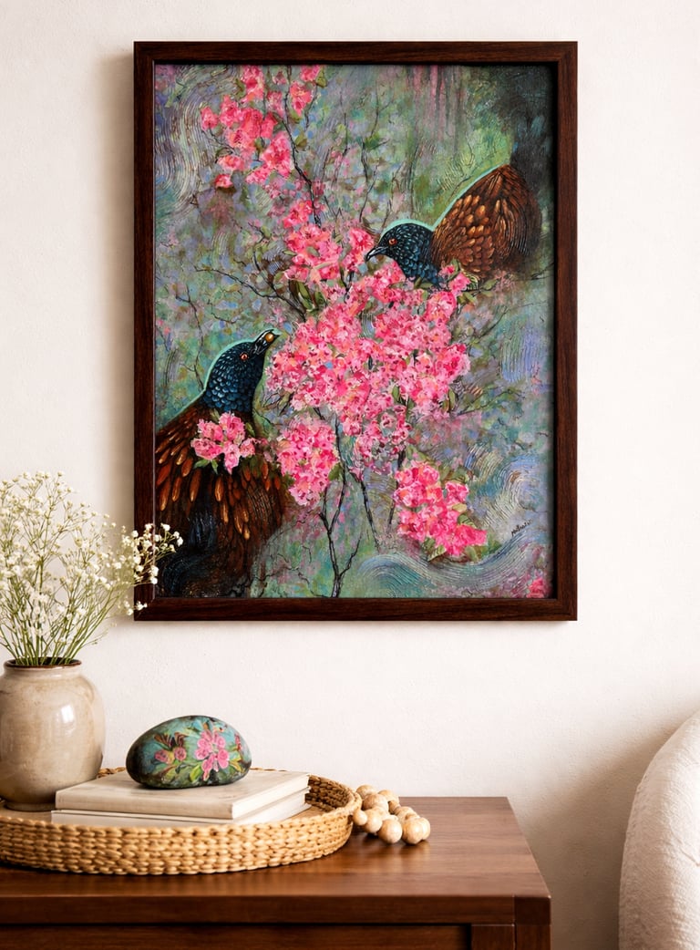 Small original nature artwork India