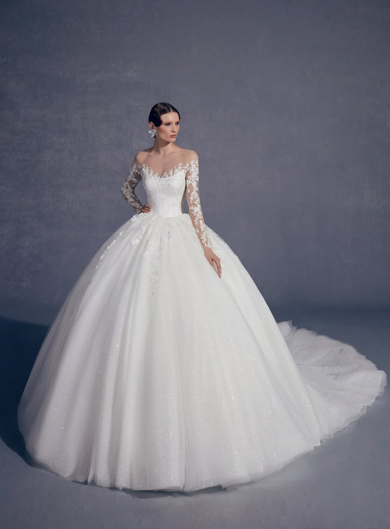robe de mariée princesse avec manches amovibles