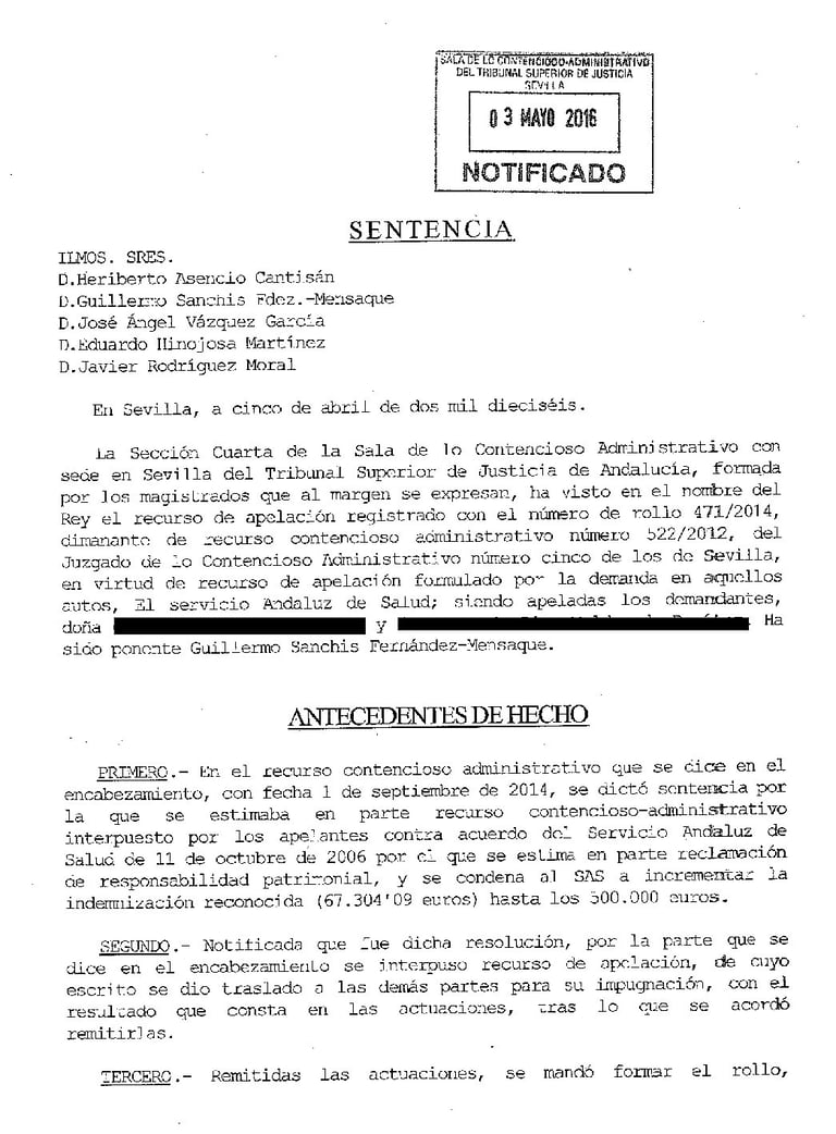 por no diagnosticar malformación fetal