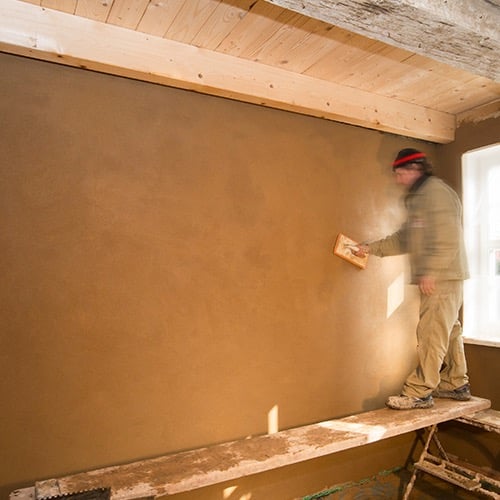 enduit terre chaux chanvre paille