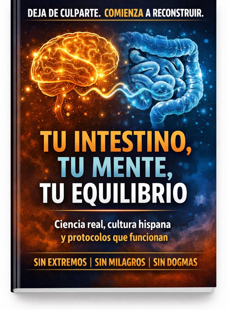 Ansiedad, cansancio y niebla mental explicados desde el intestino. Ciencia real, cultura hispana y p