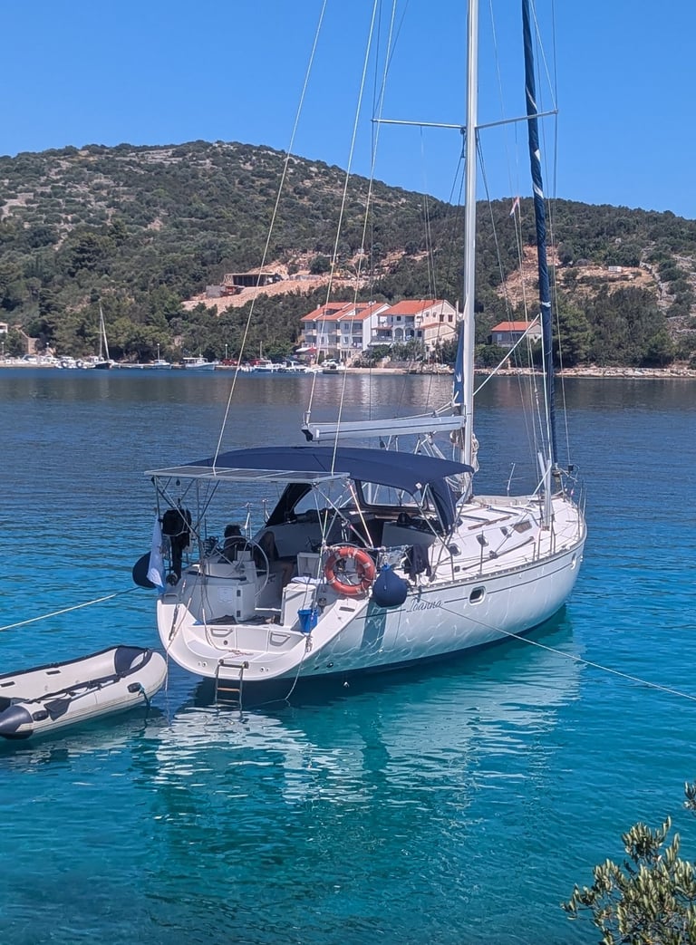 La barca vista da fuori