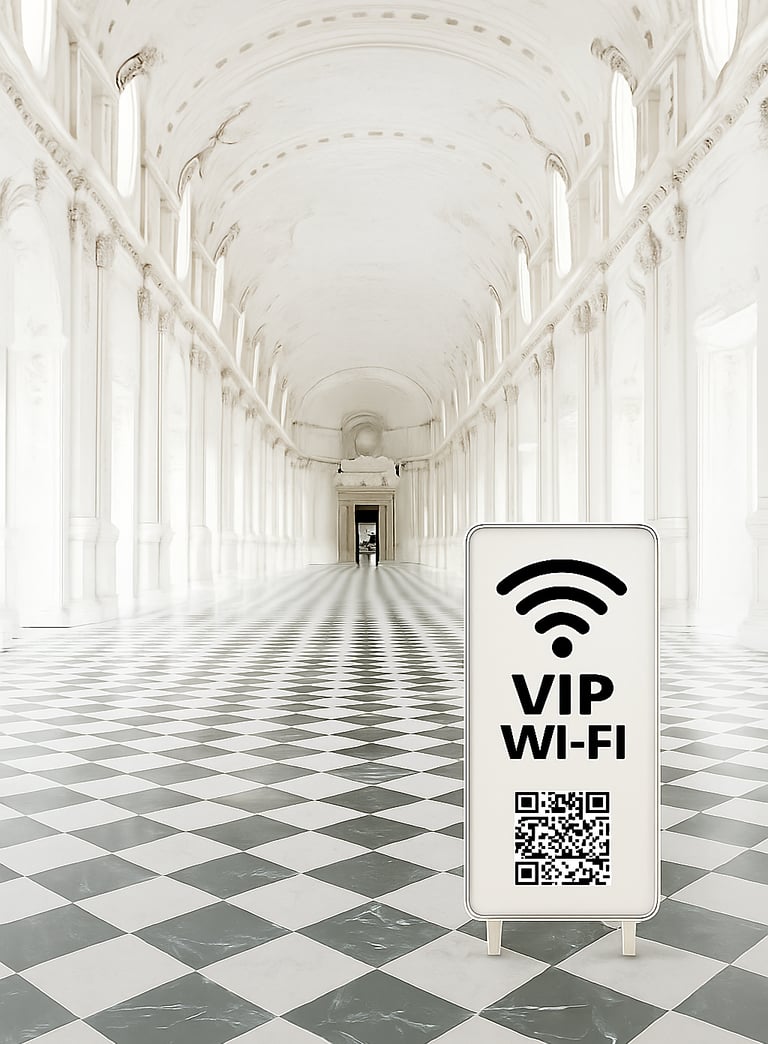 Snabbt och säkert gäst WiFi utan lösenord via QR-kod – Sweden WiFi för hotell , Airbnb, vandrarhem