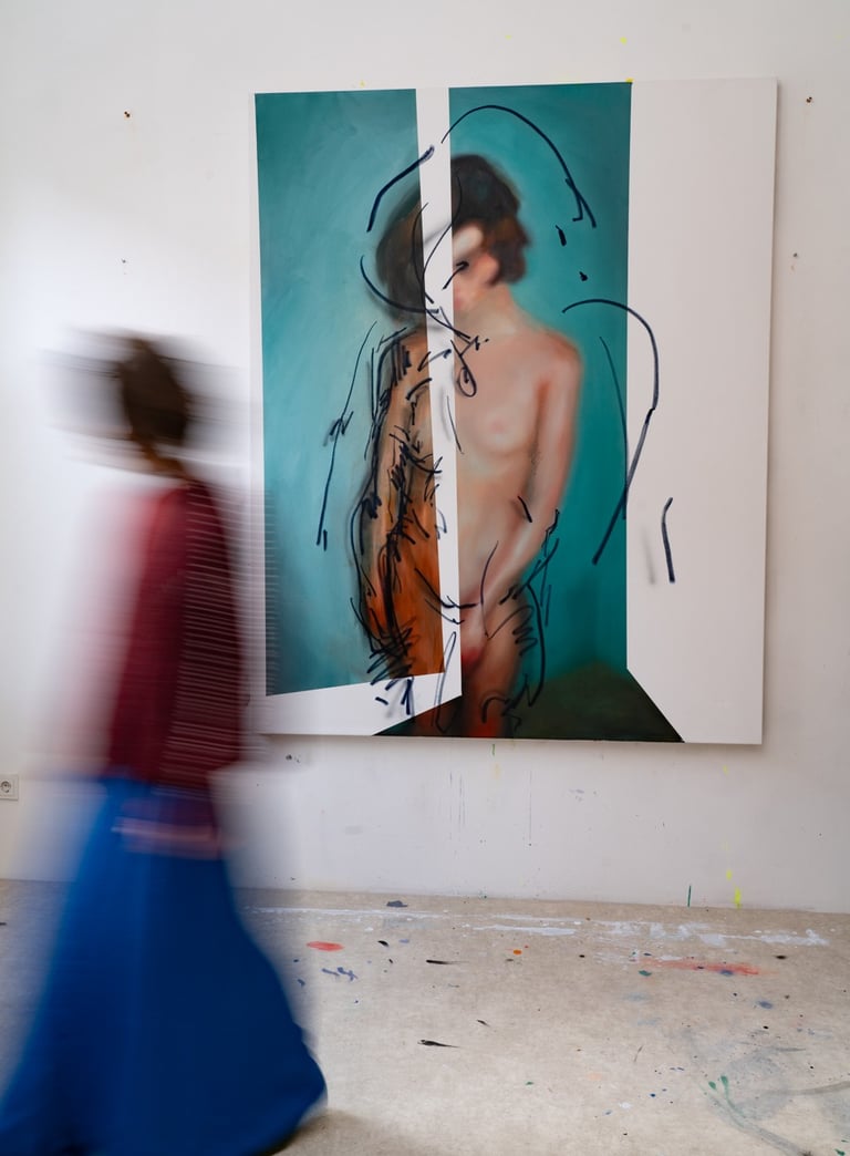 Patryk Hadas, At 21 We Were Immortal, painting series overview