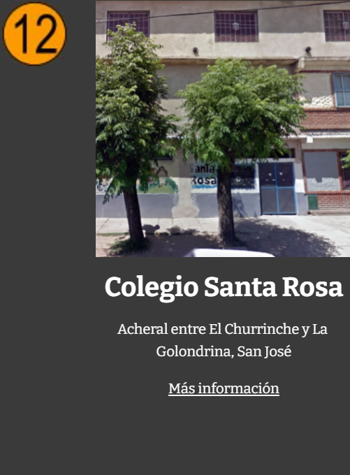 EP Escuela Primaria Colegio Santa Rosa San Jose Temperley
