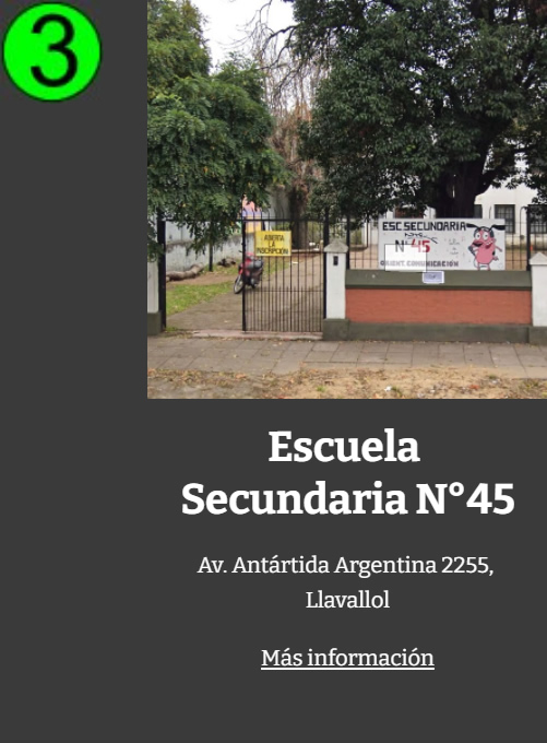 ES Escuela Secundaria 45 Llavallol