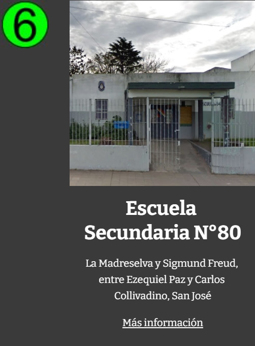 ES Escuela Secundaria 80 San Jose Temperley