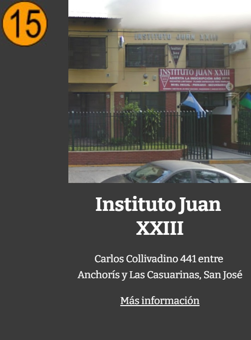 ES Escuela Secundaria Instituto Juan XIII San Jose Temperley