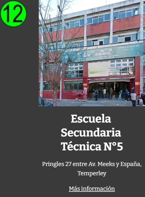 ET Escuela Tecnica 5 Temperley
