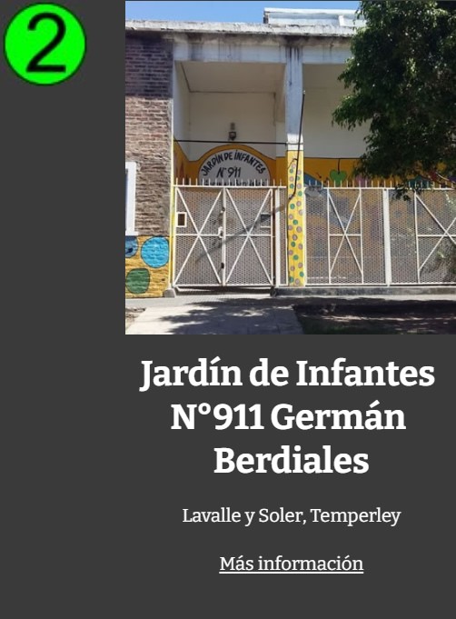 Jardin de Infantes 911 Temperley