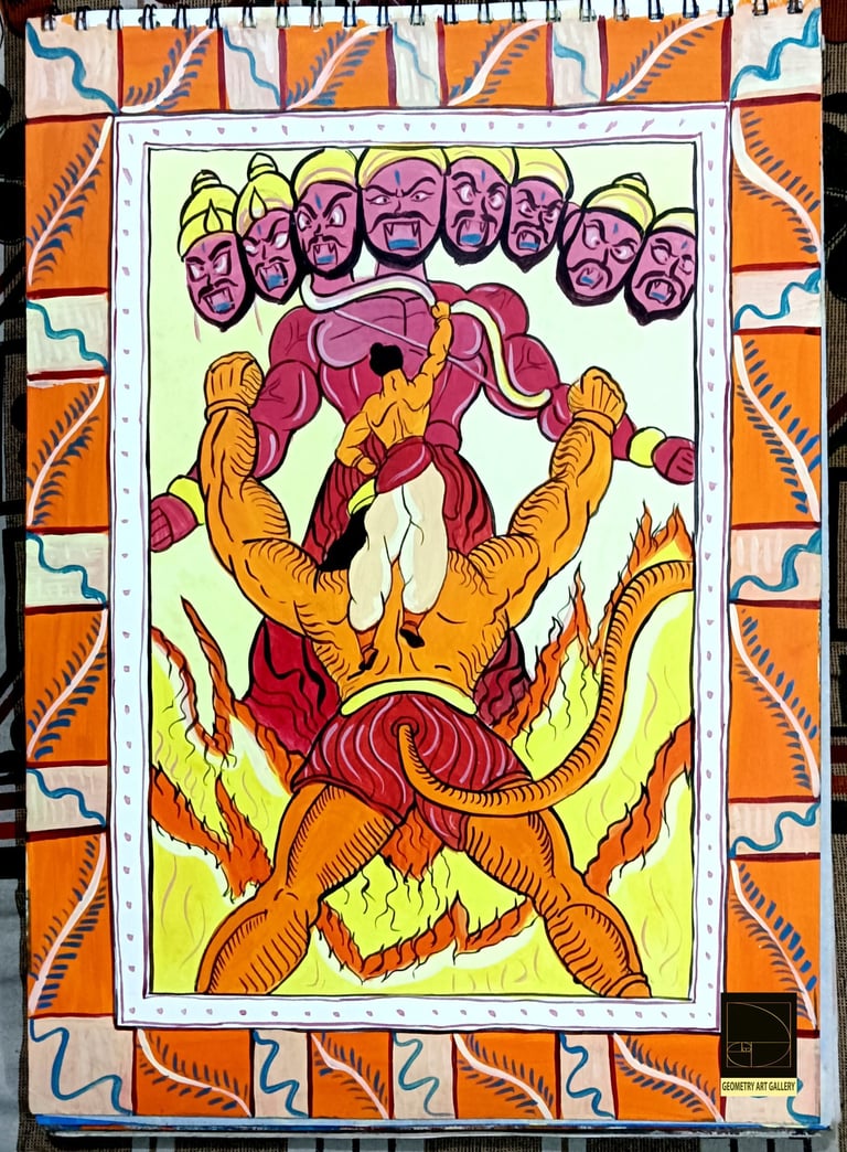 pattachitra art of ramayana