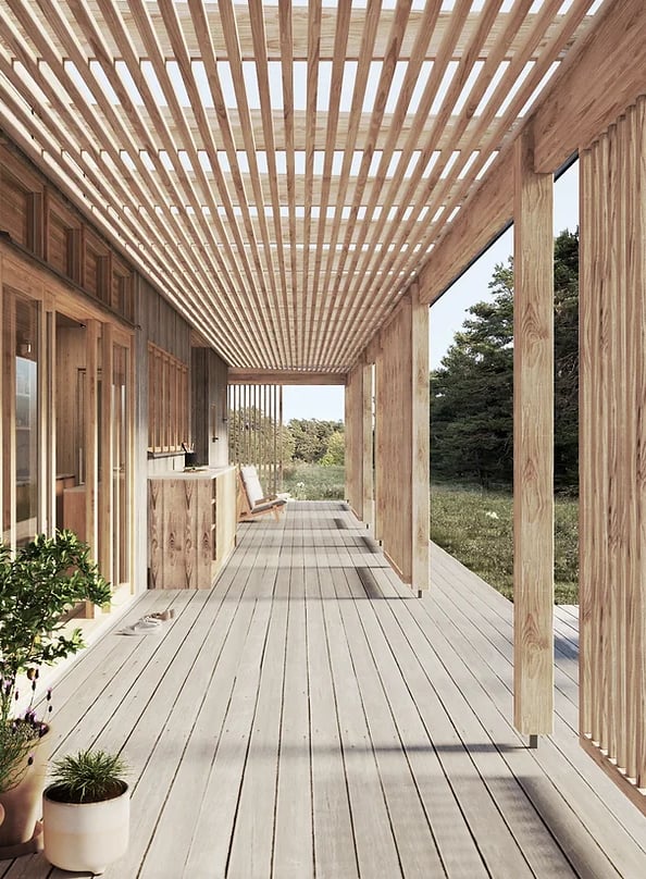 Pergola bois bio climatique