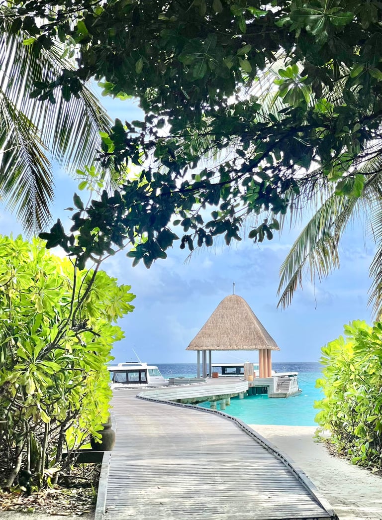 Anantara Kihavah Maldives jetty
