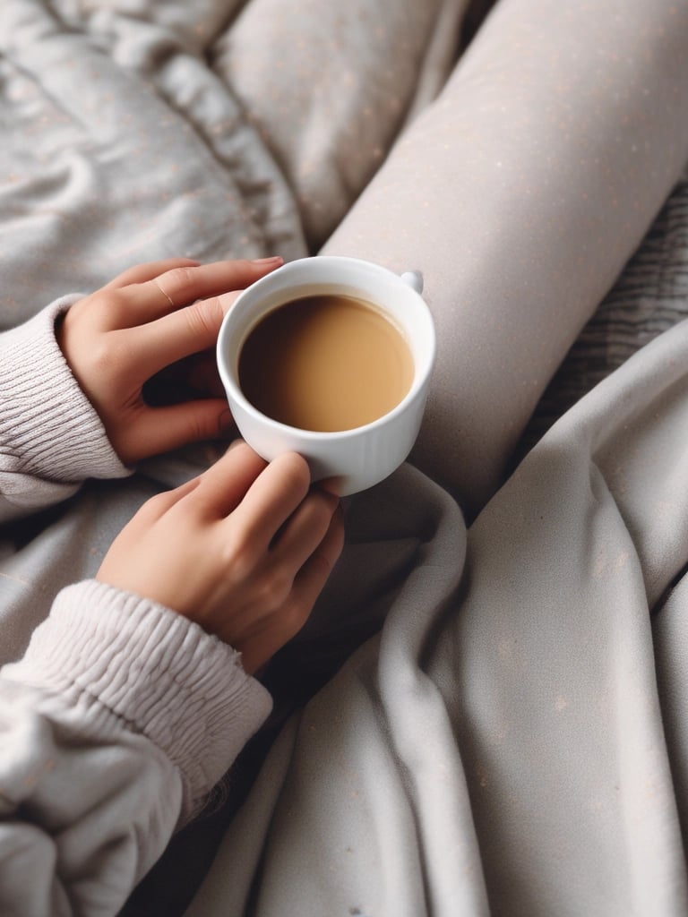 Elegant luxury pajama set displayed on a vintage wooden chair with soft lighting.
