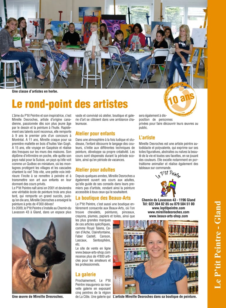 Les 10 ans du P'tit Peintre