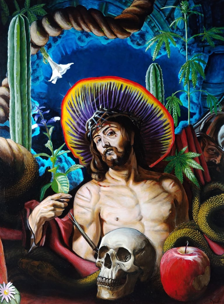 psychedelic Jesus. 