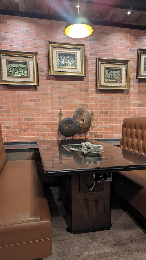 korea house bbq marysville table