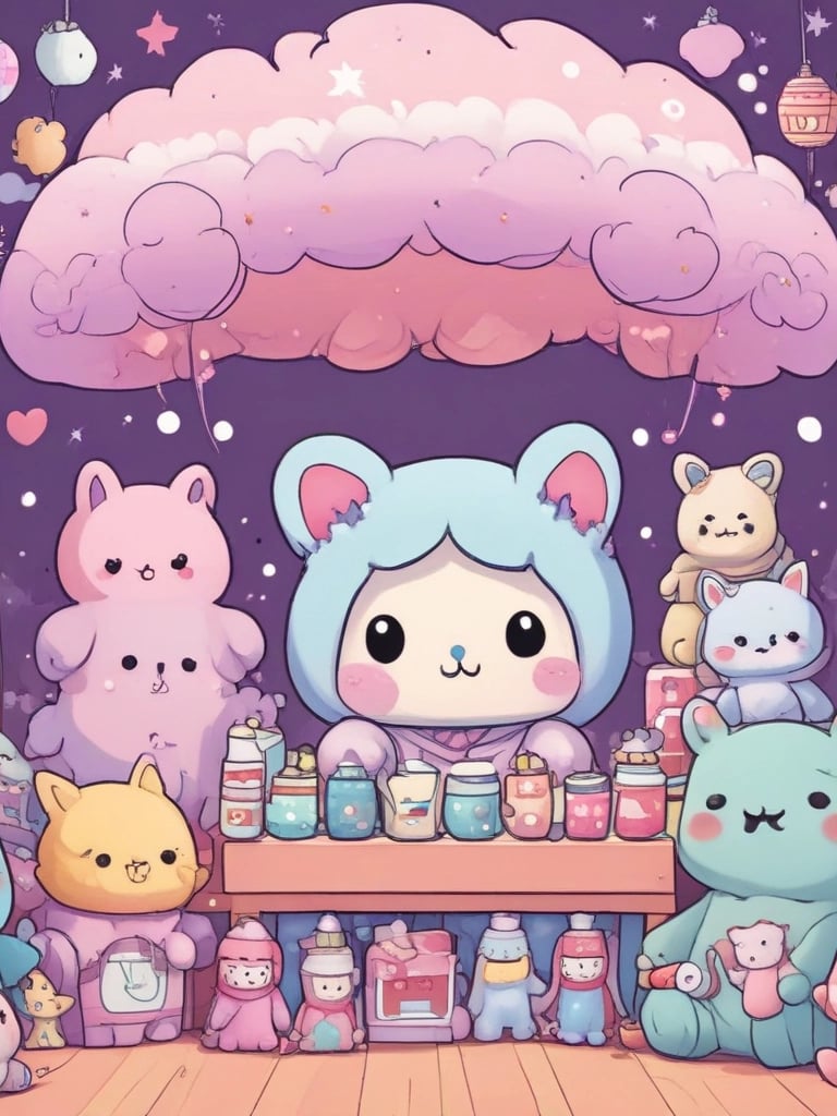 A small child is seated on a colorful foam play mat engaged with a book titled 'Moonbeam Bear.' Several other children's books are scattered around. The flooring underneath the mat is wooden, and there is a pink basket nearby.