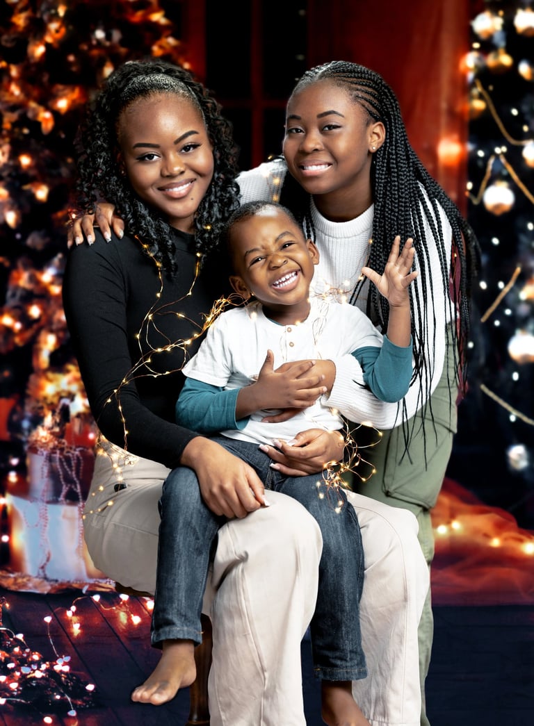 Christmas family photo