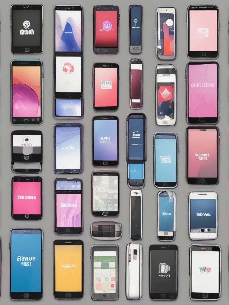 An attractive arrangement of electronics showcasing the latest gadgets.