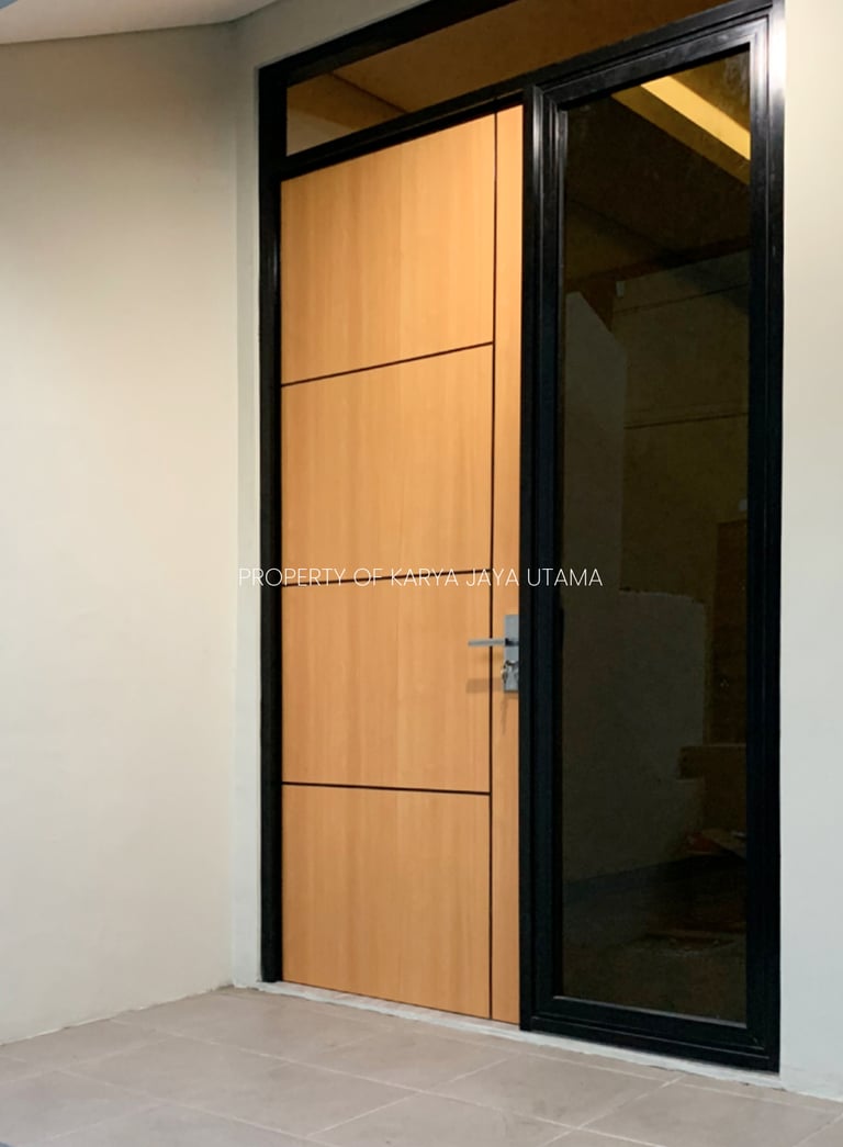 Pintu SWP lapisan HPL untuk rumah tinggal