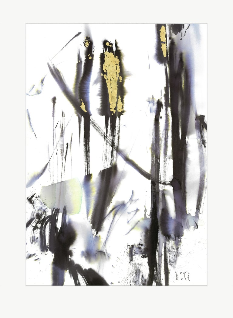 Yuge Kurt, professional watercolor painting 21.8 x 31.8 inch, on sale at online art gallery.