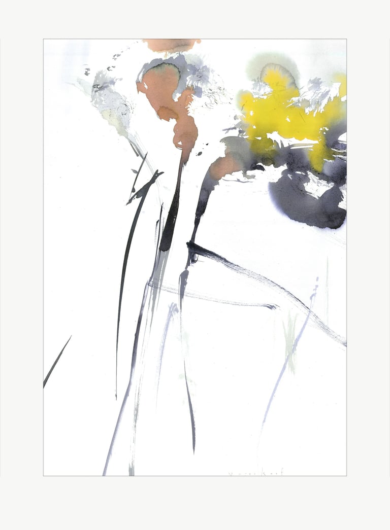 Yuge Kurt, professional watercolor painting 21.8 x 31.8 inch, on sale at online art gallery.
