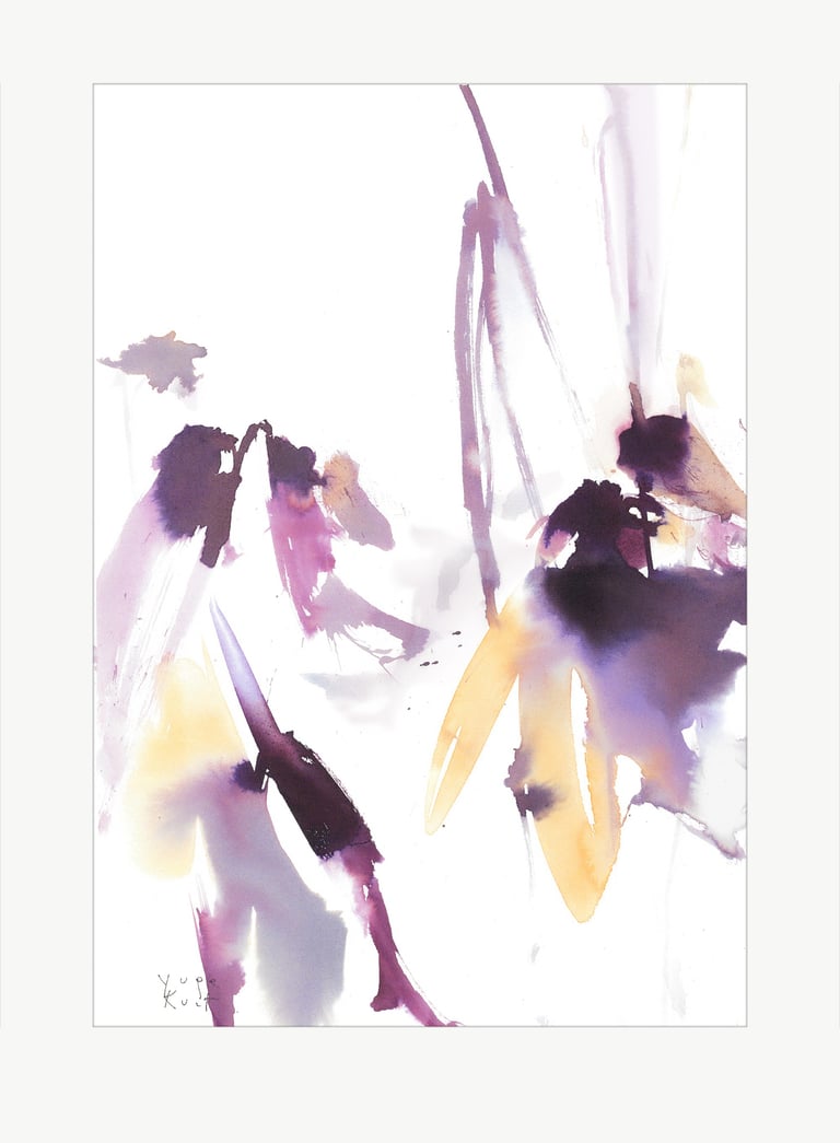 Yuge Kurt, professional watercolor painting 21.8 x 31.8 inch, on sale at online art gallery.