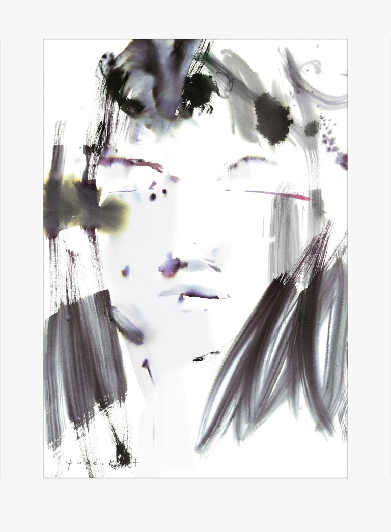 Yuge Kurt, professional watercolor painting 21.8 x 31.8 inch, on sale at online art gallery.