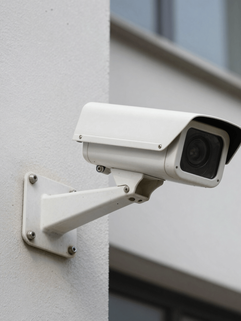 Perfectly round image of a professional camera lens with soft lighting