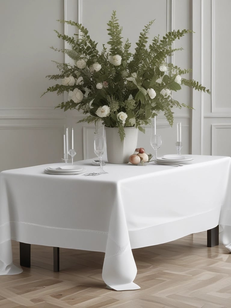 A collection of crystal-clear glasses and elegant vases catching the light, arranged on a minimalist wooden table.