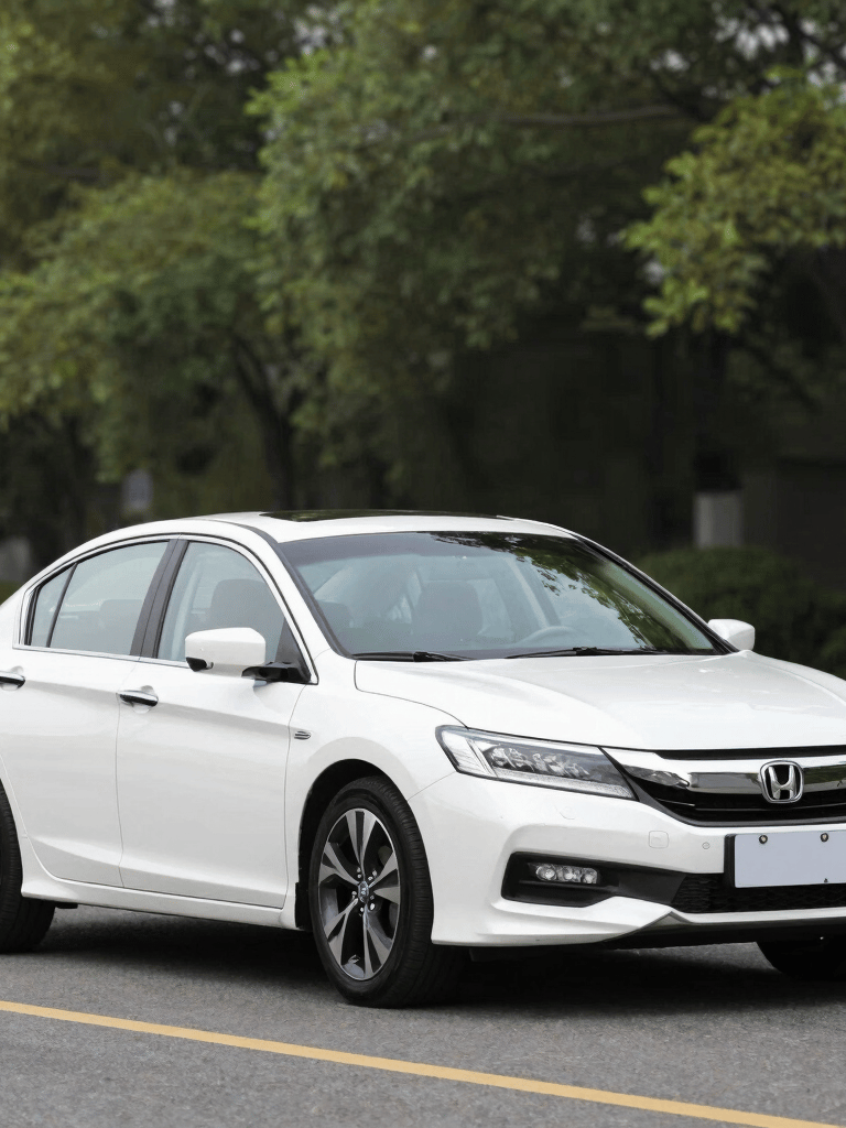 Compact economy car parked along a city street, ready for daily errands or deliveries.
