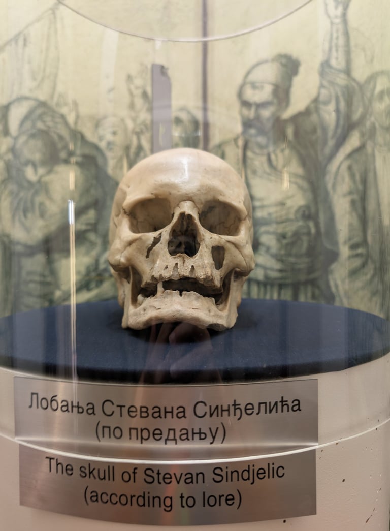 the skill of Stevan Sindjelic at the skull tower in Nis Serbia