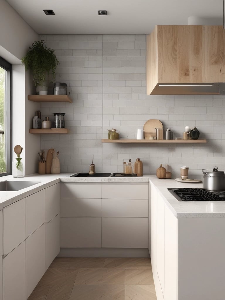 cuisine d'exposition avec tiroirs et charnières blum