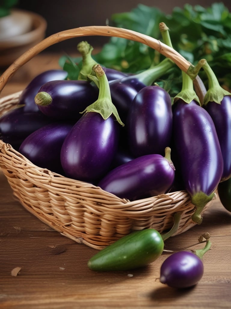 Close-up of fresh tomatoes and cucumbers in a bright market setting