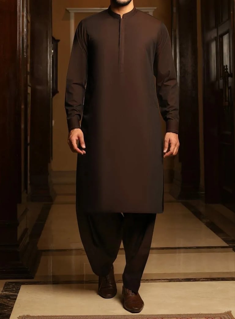 Man wearing elegant work attire and stitched traditional outfit by Lookofme