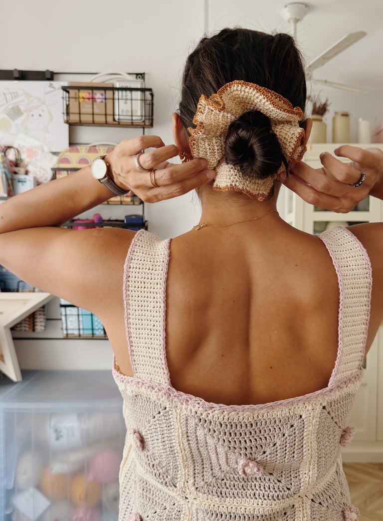 tutoriales tejer crochet coletero