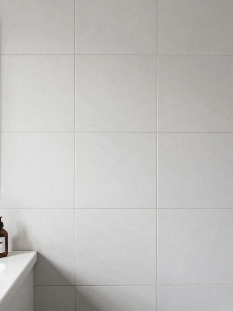 Close-up of elegant Algerian wall tiles with intricate patterns and glossy finish