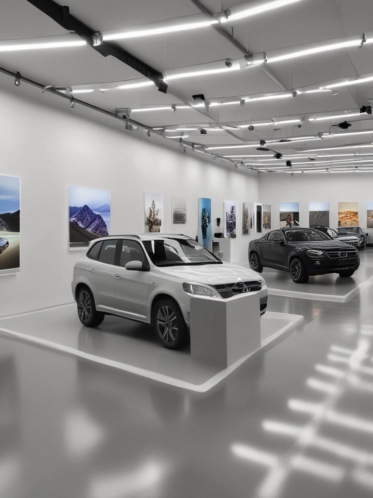 A window with a neon sign displaying the word 'sale' in cursive script. The neon light is bright, with reflections visible on the window panes. The interior lighting creates a warm and inviting ambiance, with some industrial-style bulbs hanging in the background.