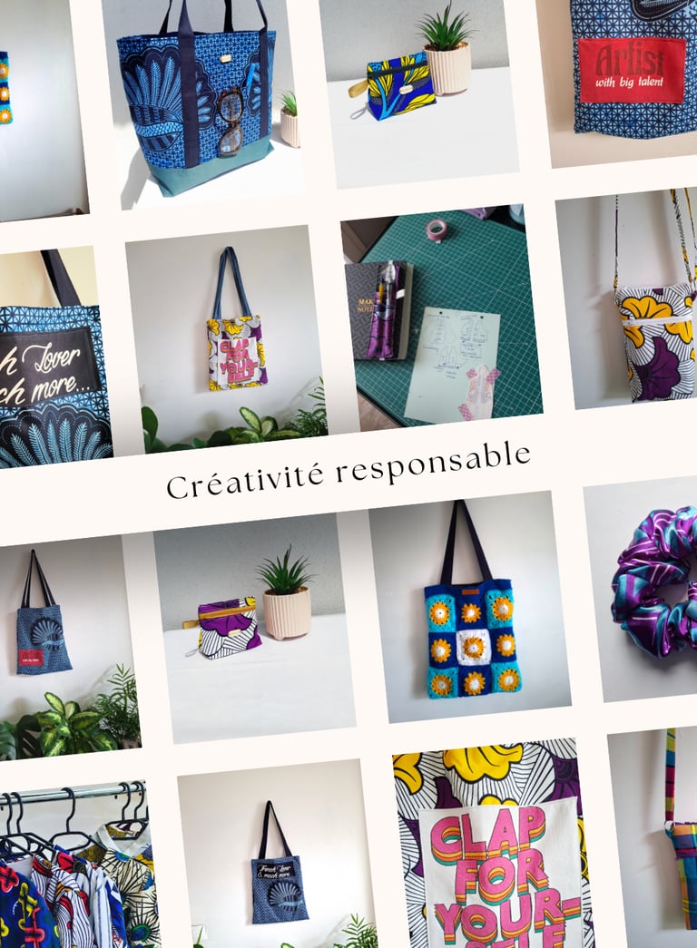 a collage of photos of a variety of handmade items