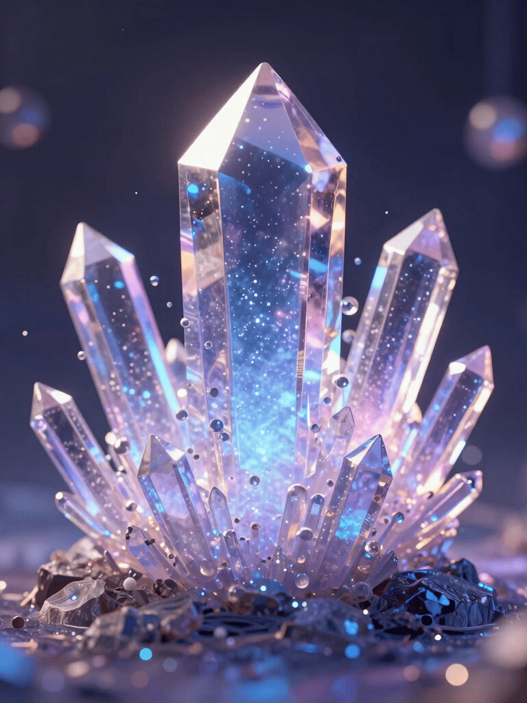 Close-up of a pale pink candle burning softly on a minimalist wooden tray with sprigs of lavender nearby