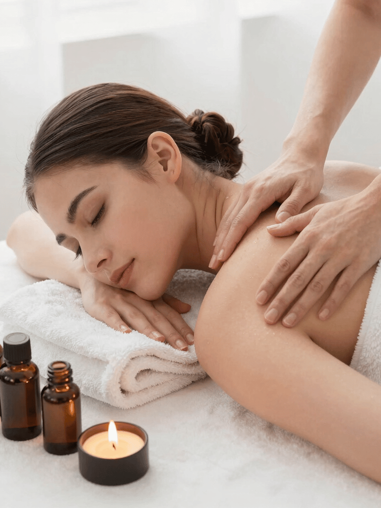 A serene display of amethyst, rose quartz, and citrine crystals on a natural wood surface with soft morning light