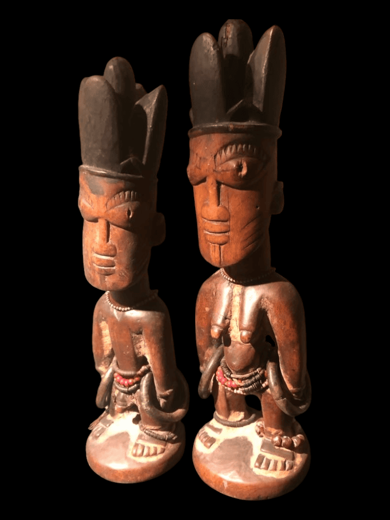 ibeji egbe twin figure ibedji yoruba cult culte jumeaux nigeria