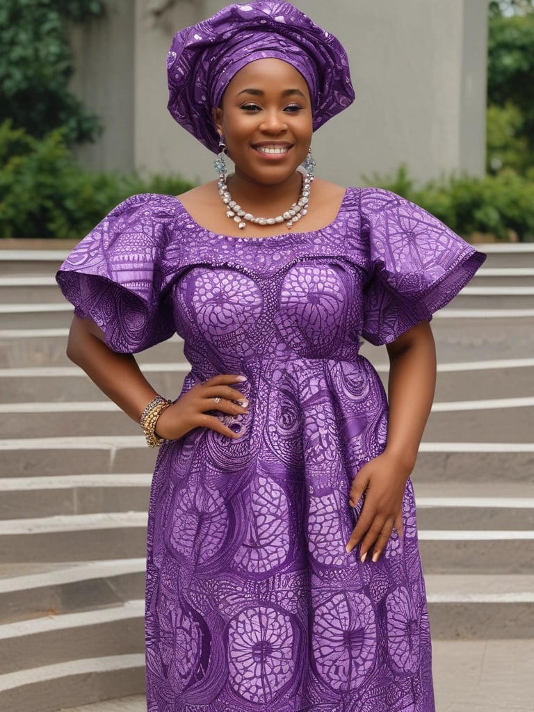 Close-up of vibrant Guinea brocade fabric with intricate gold and red patterns.