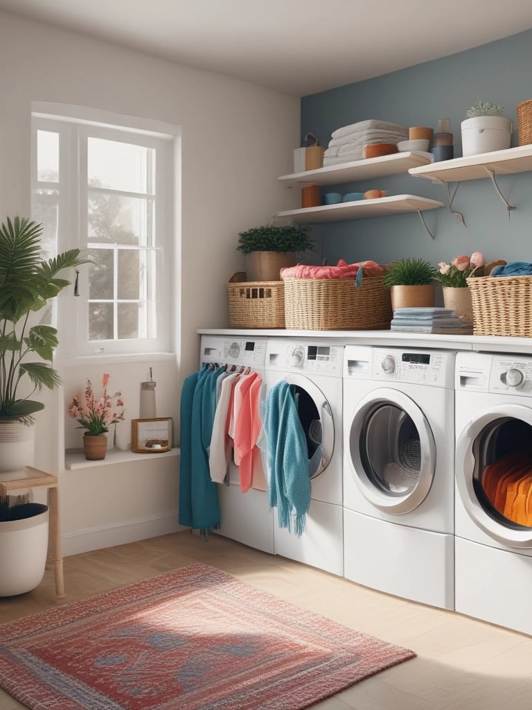 A bright kitchen countertop with sparkling clean surfaces and fresh utensils