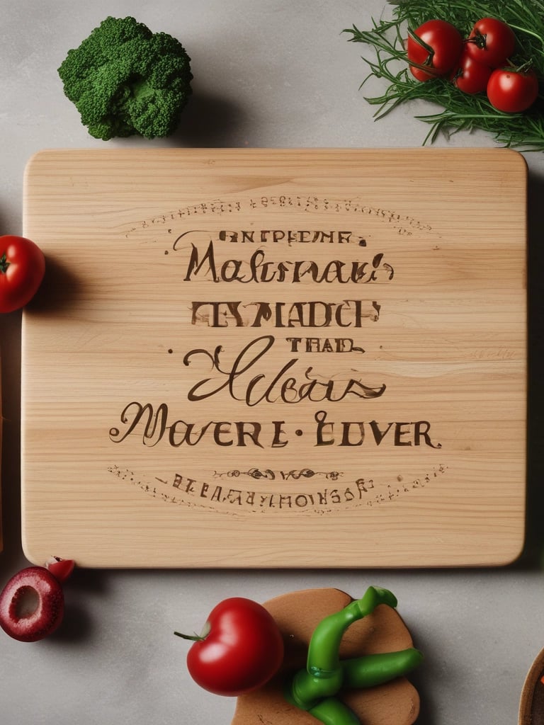 Rustic engraved charcuterie and cutting boards displayed on a kitchen countertop.