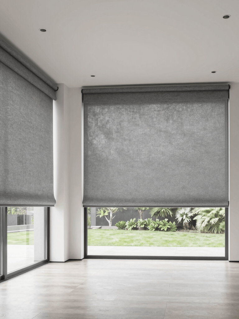 Close-up of a freshly cleaned red sofa with vibrant upholstery in a bright living room